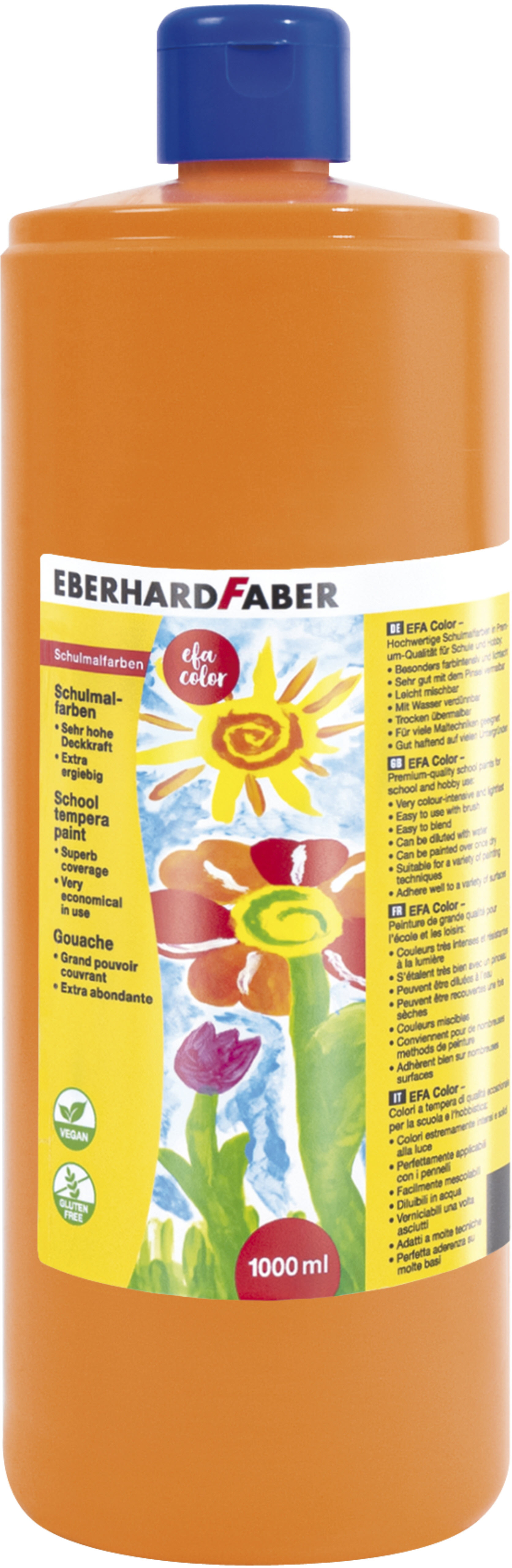 photo EBERHARD FABER Couleur opaque 1000ml 575015 orange cadmium