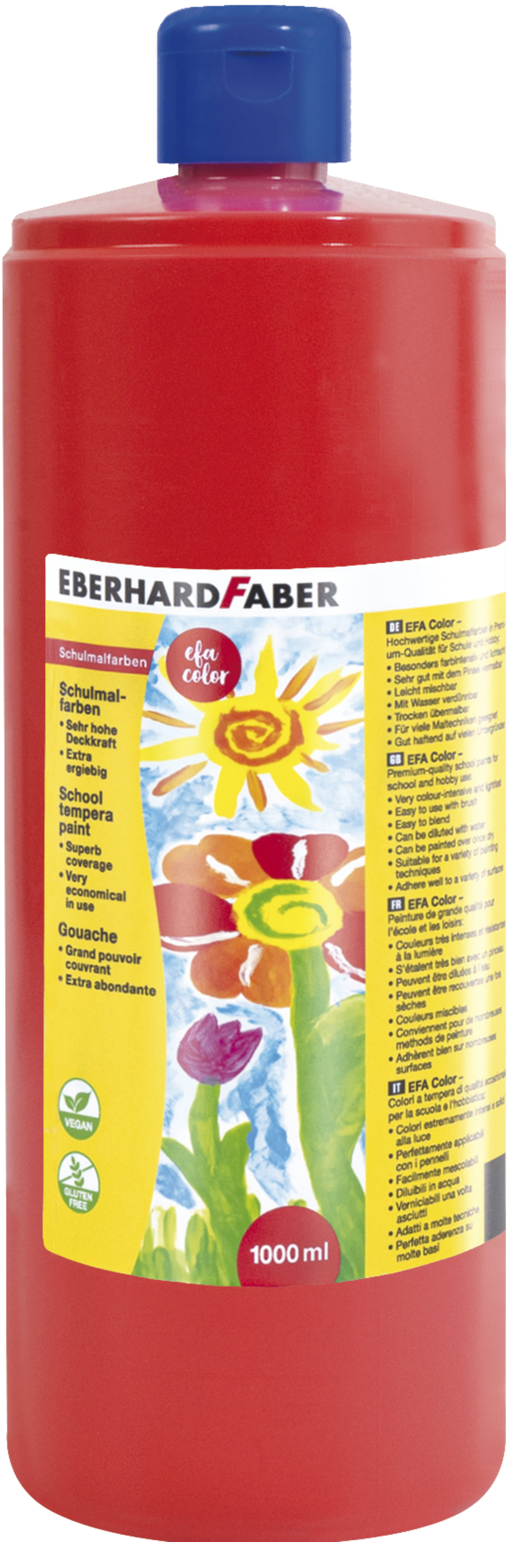 photo EBERHARD FABER Couleur opaque 1000ml 575021 rouge géranium