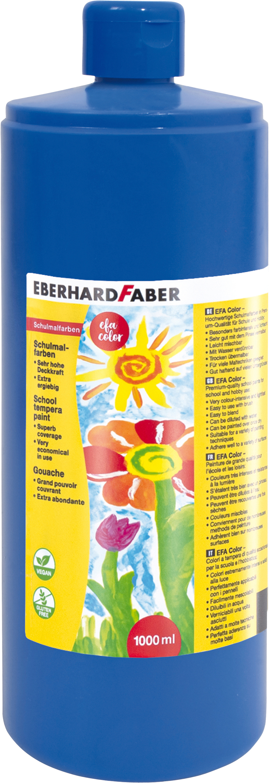 photo EBERHARD FABER Couleur opaque 1000ml 575051 bleu cobalt