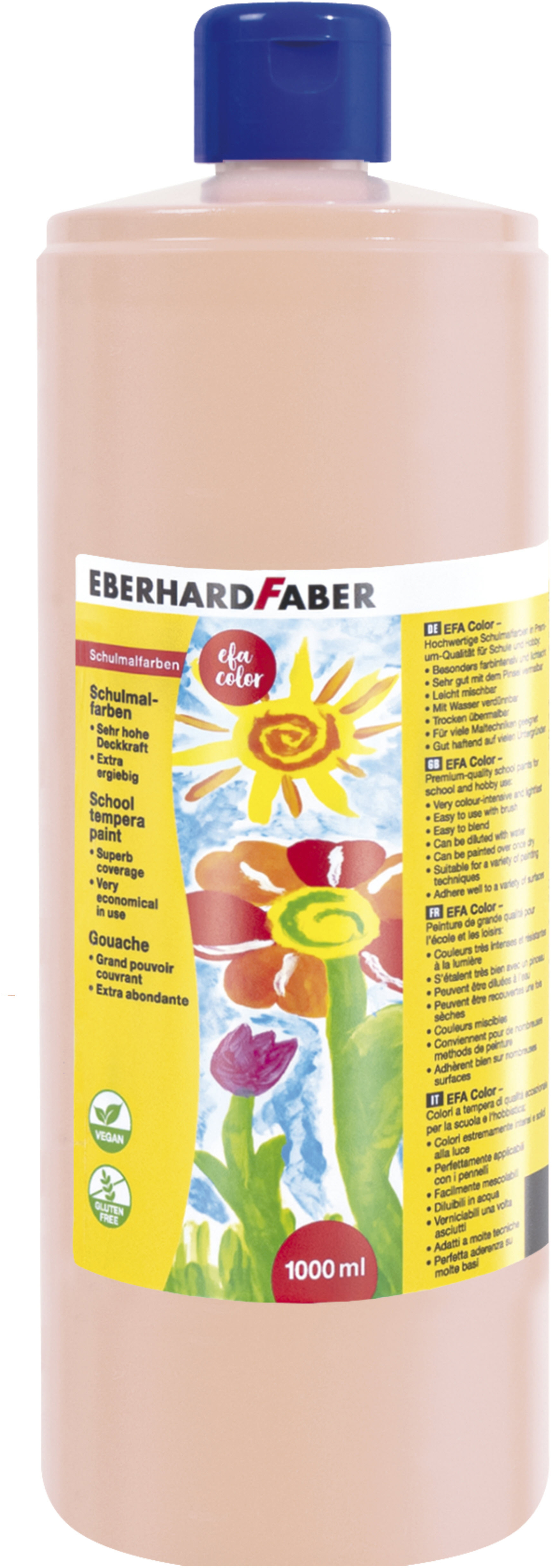 photo EBERHARD FABER Couleur opaque 1000ml 575087 beige rouge