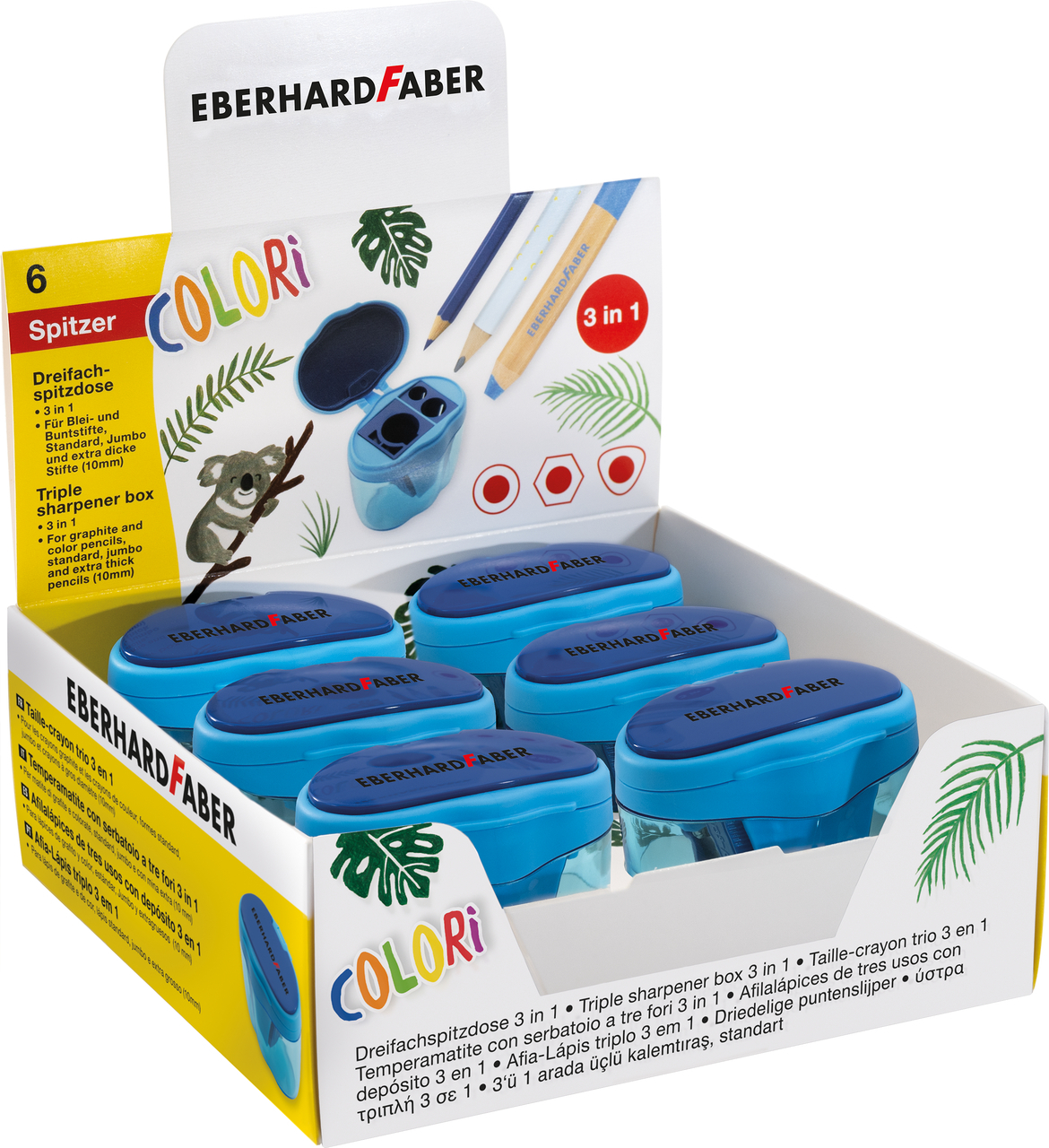 photo EBERHARD FABER Taille-crayon Colori 585149 bleu