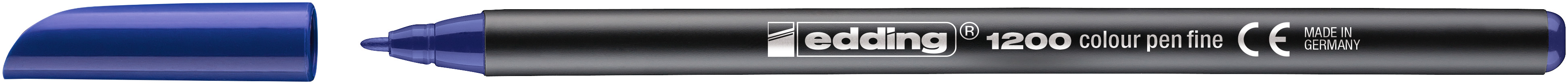 EDDING Stilos fibre 1200 0.5-1mm 1200-3 bleu
