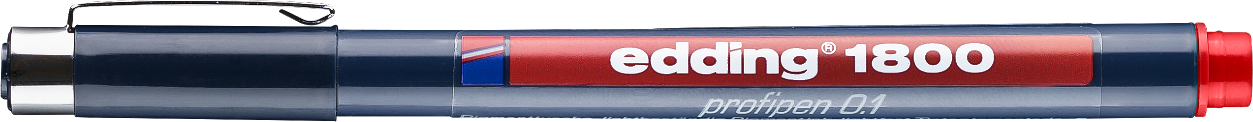 EDDING Profipen 1800 0.10-0.25mm 1800-2-01 rouge rouge