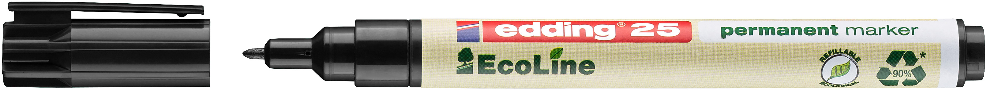 EDDING Permanent Marker 25 EcoLine 25-1 noir