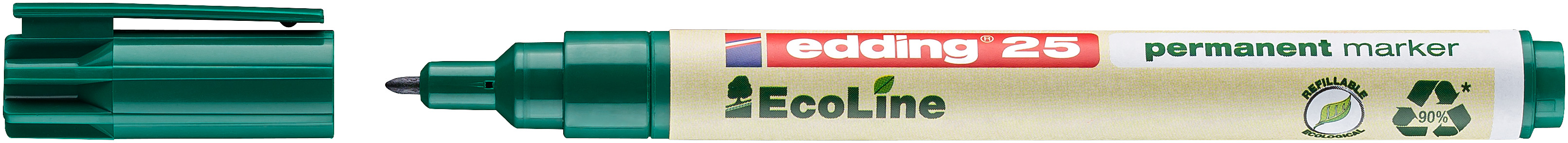 EDDING Permanent Marker 25 EcoLIne 25-4 vert