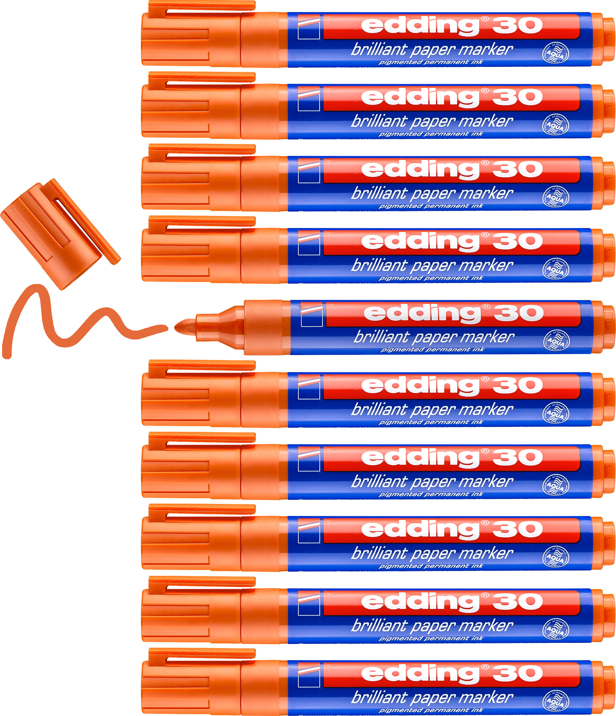 EDDING Permanent Marker 30 1,5-3mm 30-6 orange