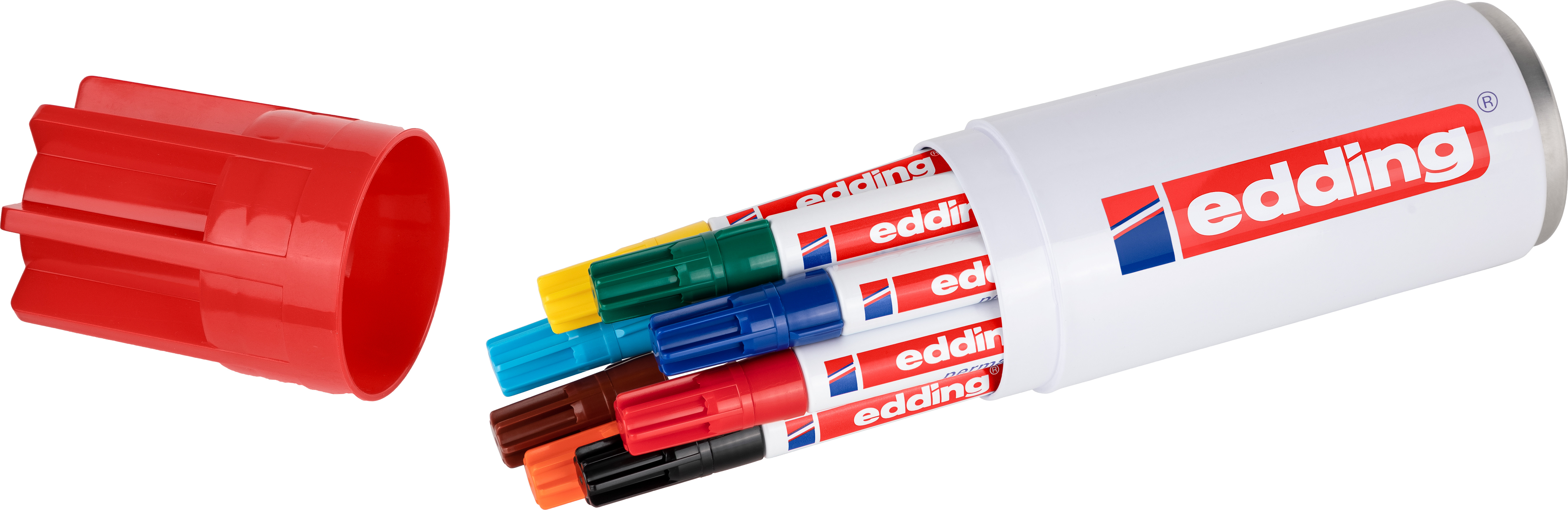 EDDING Permanent Marker 3000 1,5-3mm 3000-Box8 8 couleurs, box