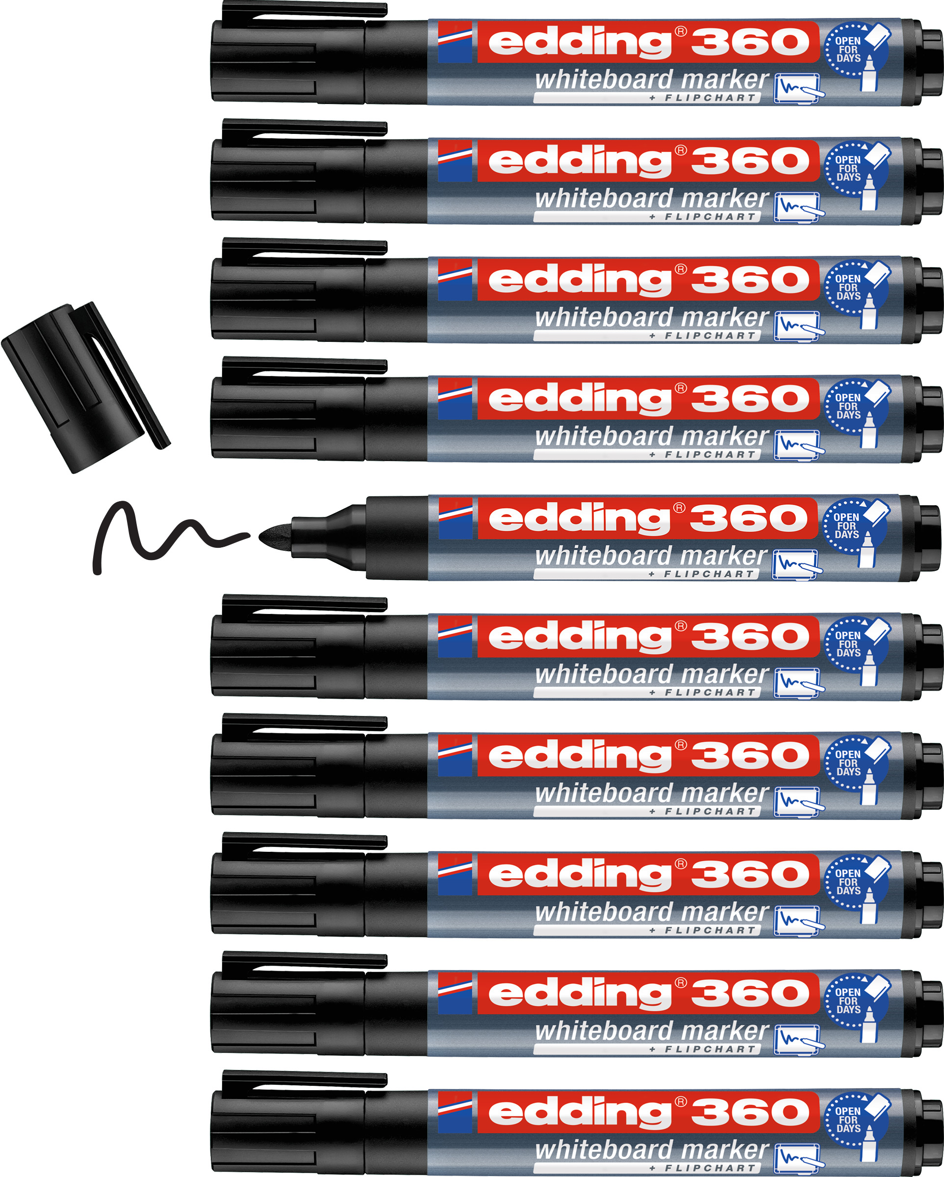 EDDING Boardmarker 360 1.5-3mm 360-1 noir