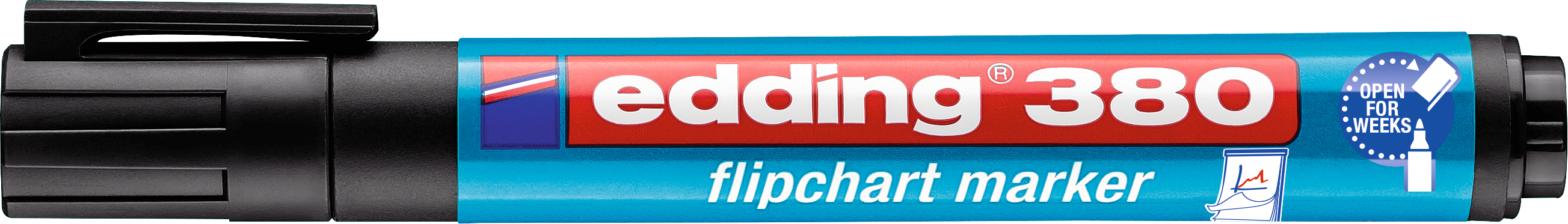 EDDING Flipchart Marker 380 1,5-3mm 380-1 schwarz