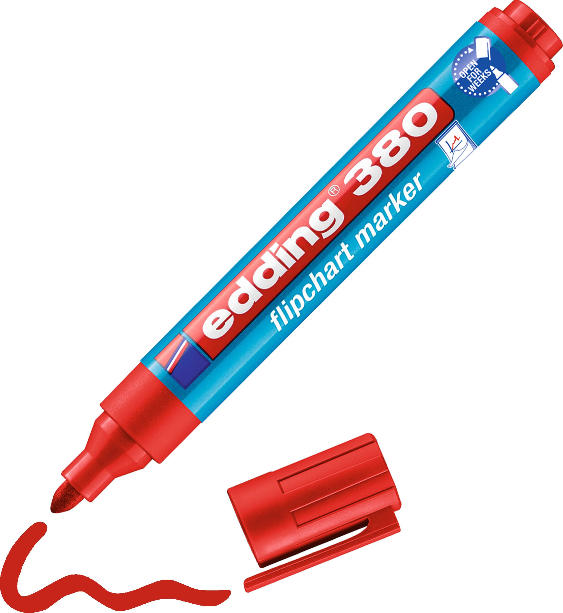 EDDING Flipchart Marker 380 1,5-3mm 380-2 rouge