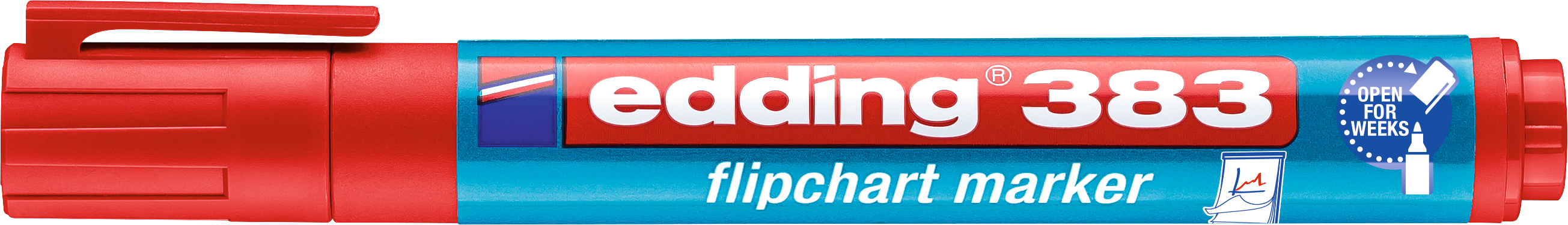 EDDING Flipchart Marker 383 1-5mm 383-3 bleu