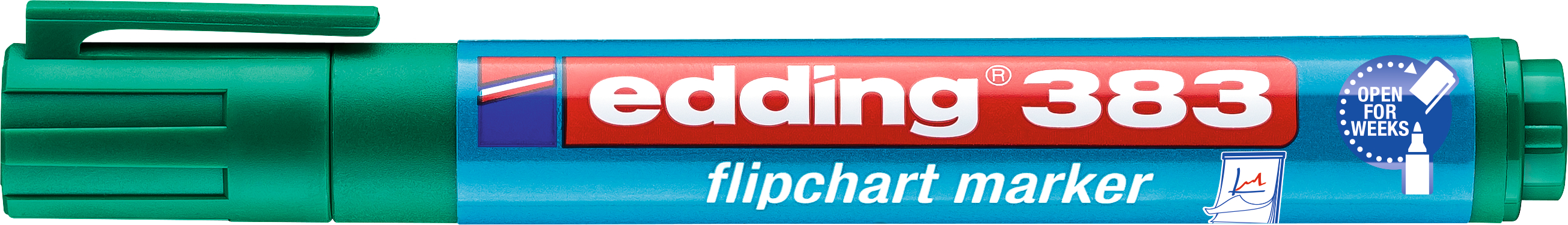 EDDING Flipchart Marker 383 1-5mm 383-4 vert