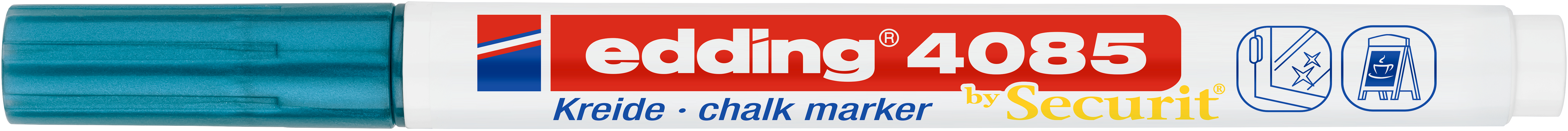 EDDING Chalk Marker 4085 1-2mm 4085-073 bleu-metallic