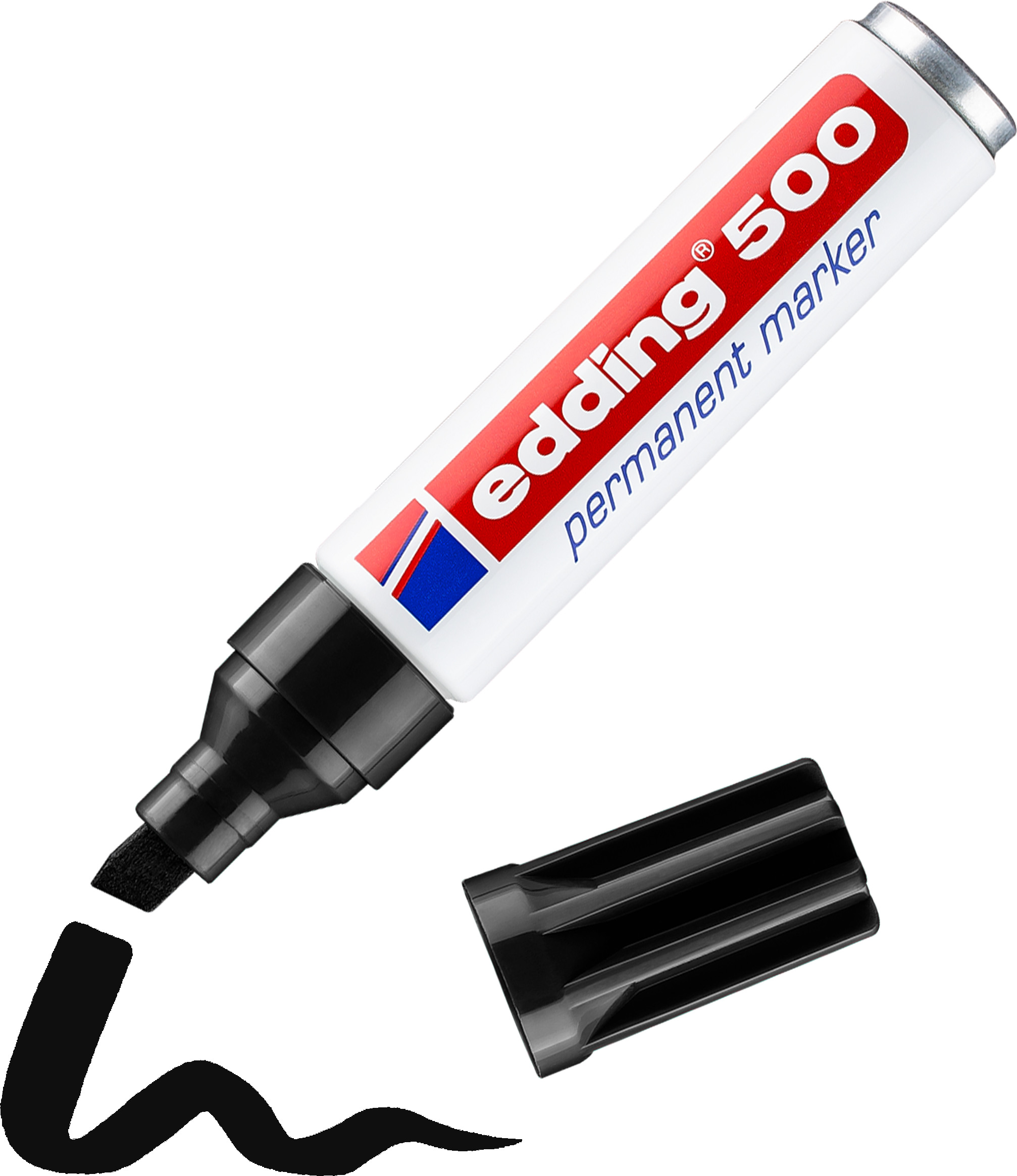 EDDING Marqueur permanent 500 2-7mm 500-1 noir