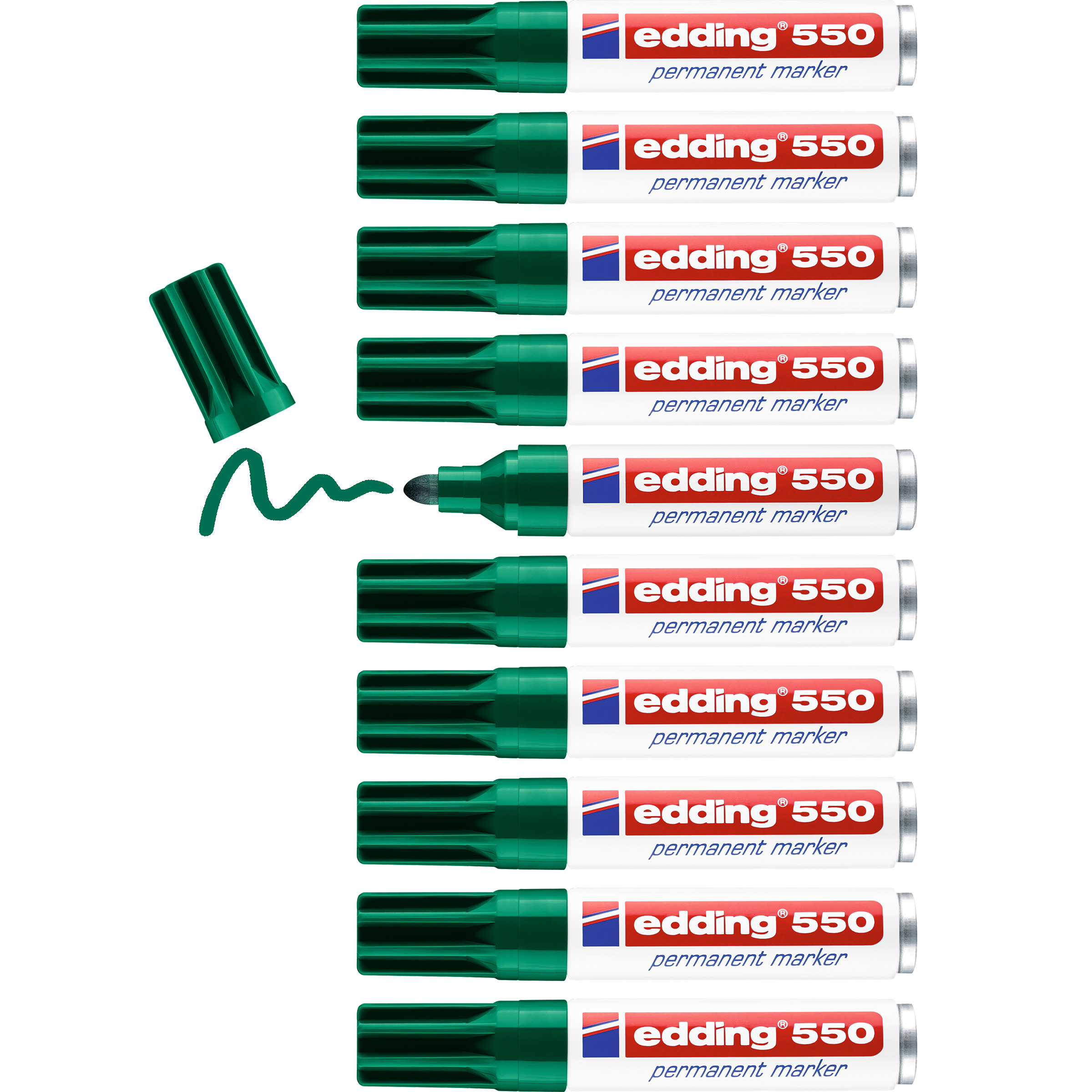 EDDING Marqueur permanent 550 3-4mm 550-4 vert