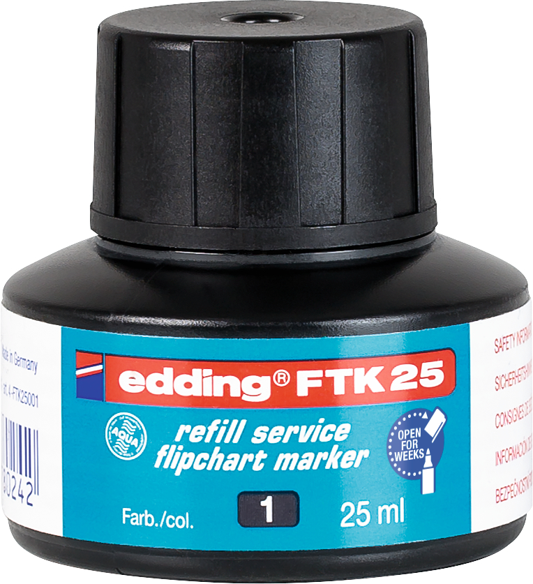 EDDING Refill FTK25 25ml FTK-25-001 noir