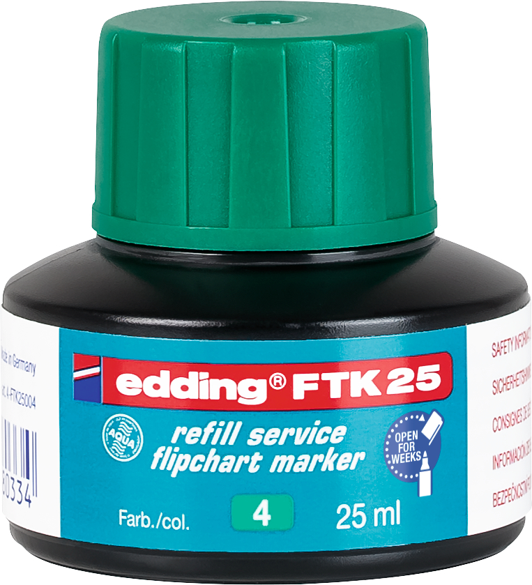 EDDING Refill FTK25 25ml FTK-25-004 vert vert