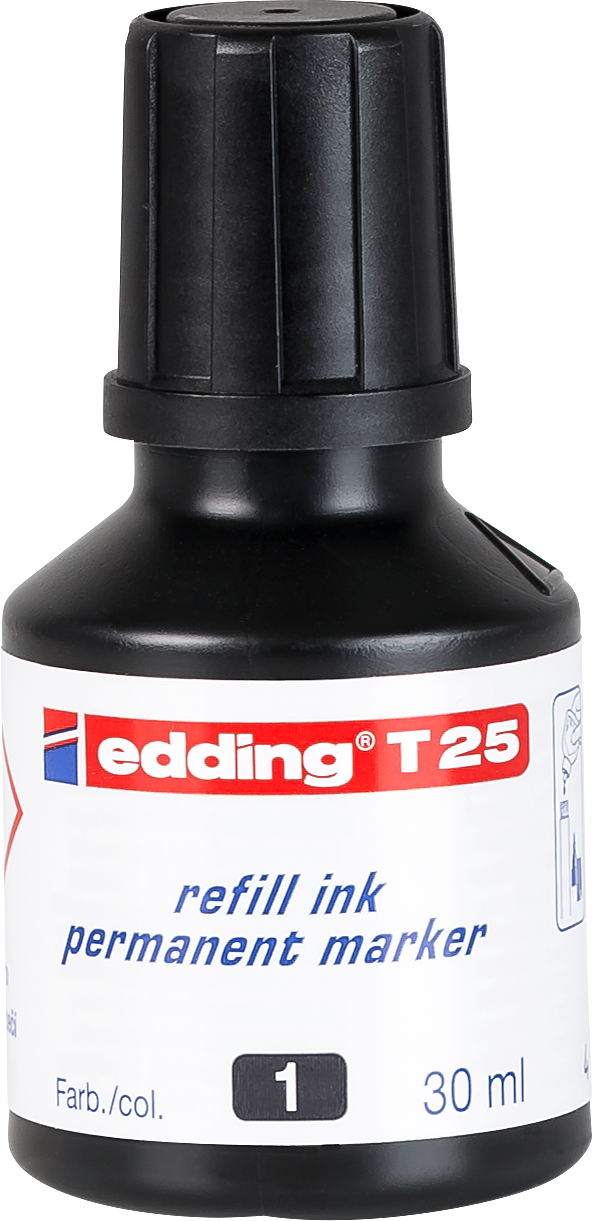 EDDING Recharge T25 T-25-1 noir 30ml
