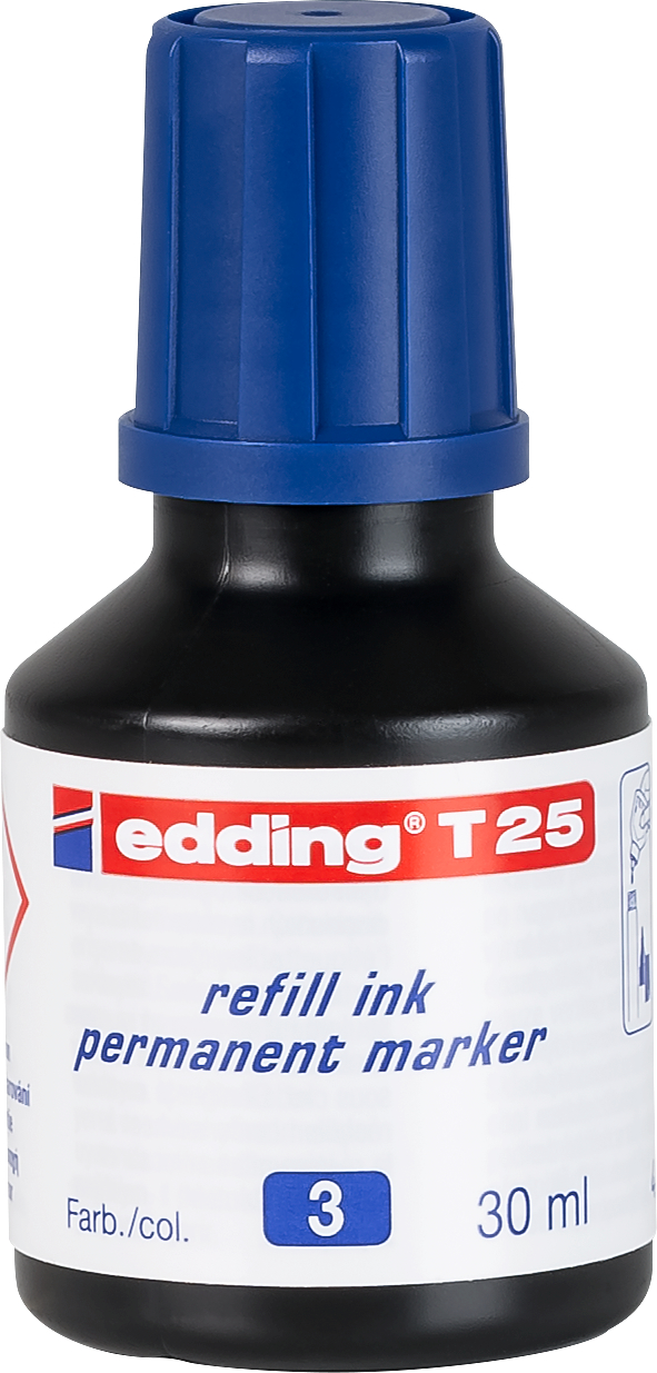 EDDING Recharge T25 T-25-3 bleu 30ml