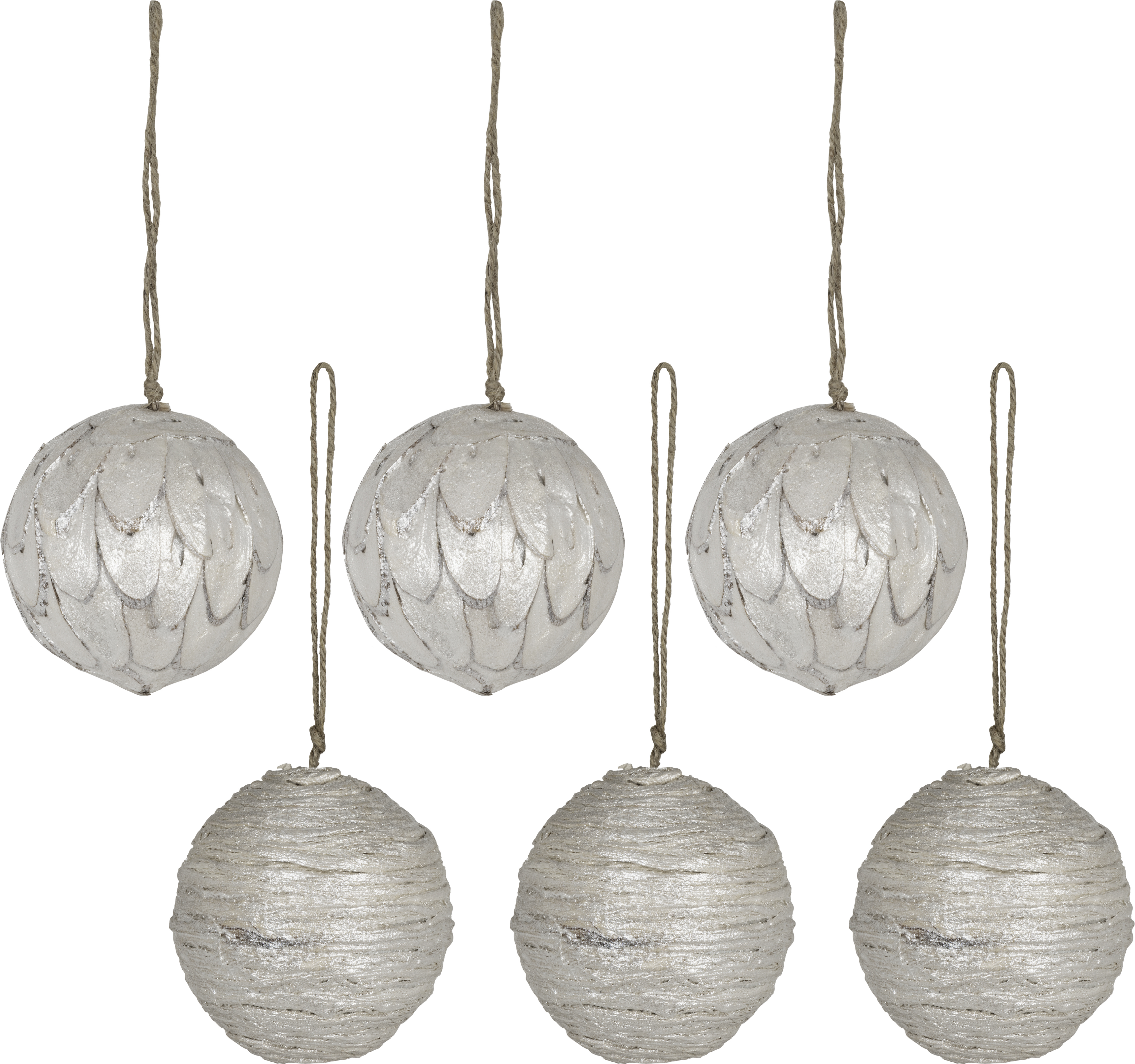 photo EGLO Fleurs séchées boules 428173 argent 6 pcs.