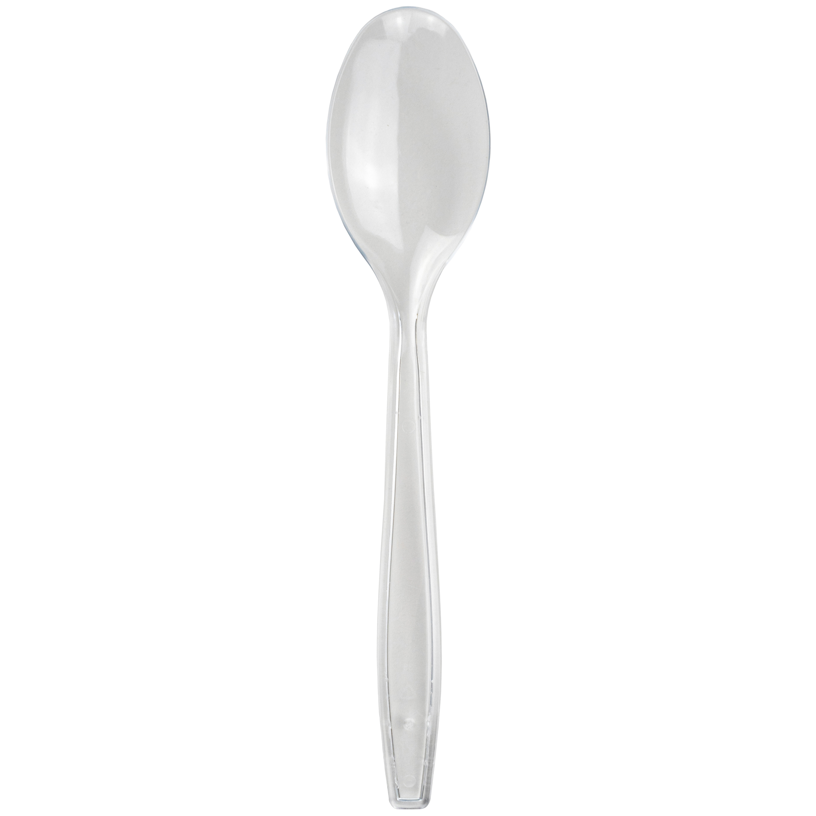 photo EJS Cuillère en plastique 5115.1002 transparent 50 pcs.