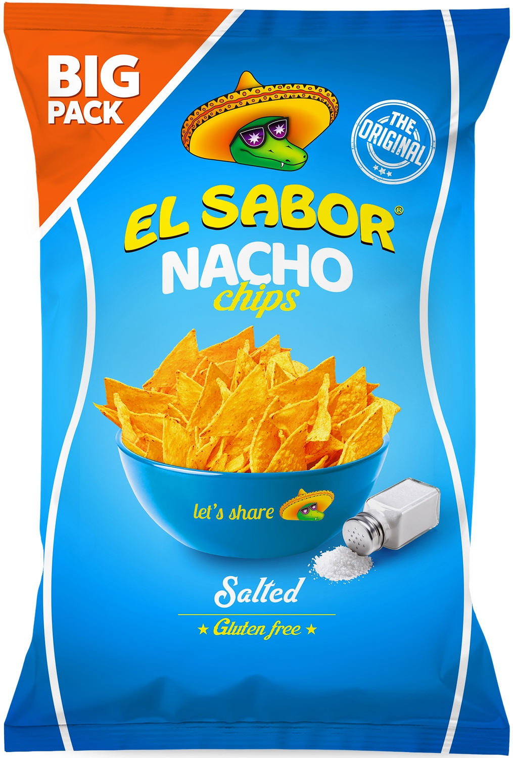 photo EL SABOR Nacho Chips Salted ES161 180g