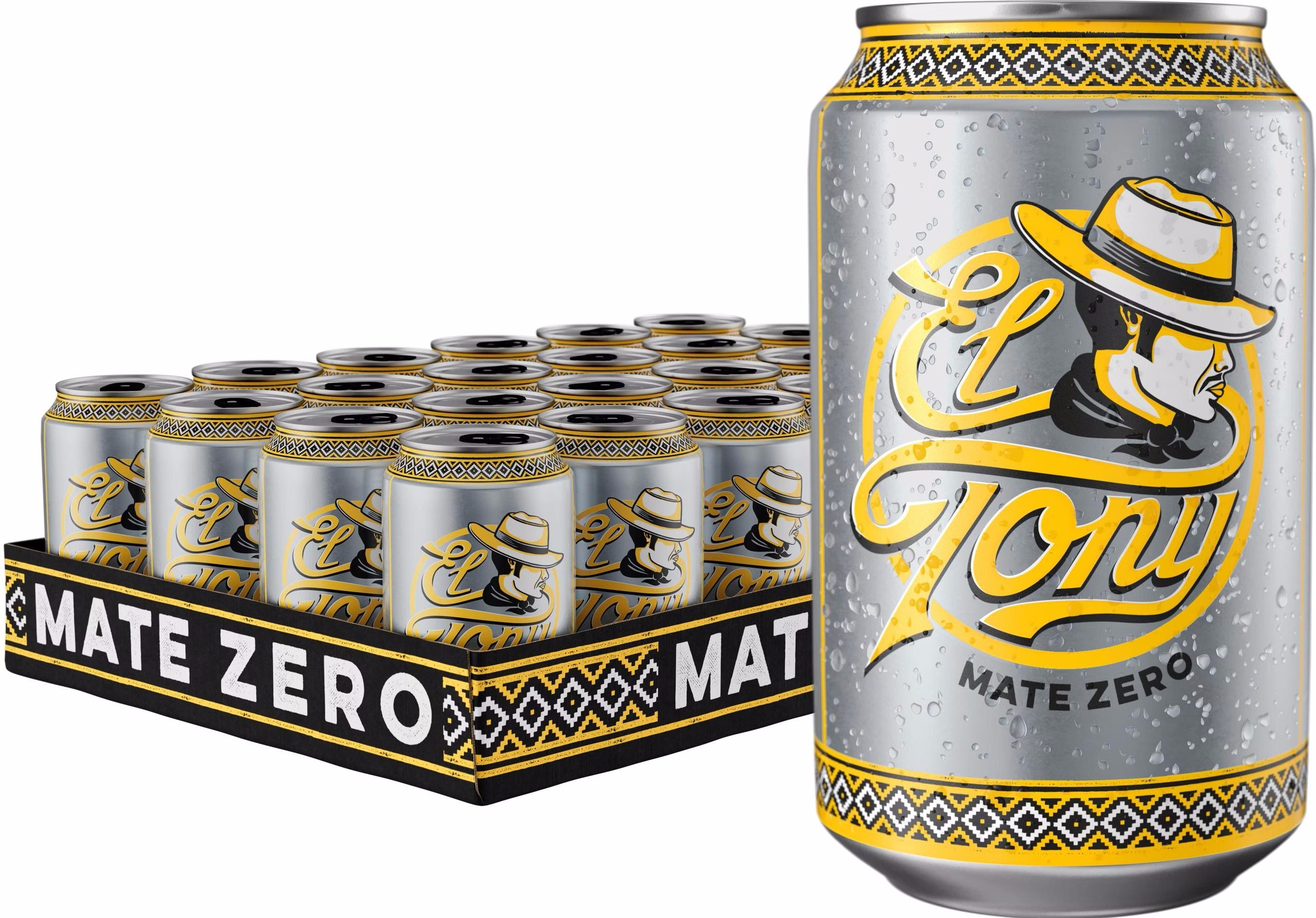 photo EL TONY Mate Classic Zero Alu 7078 33 cl, 24 Stk.