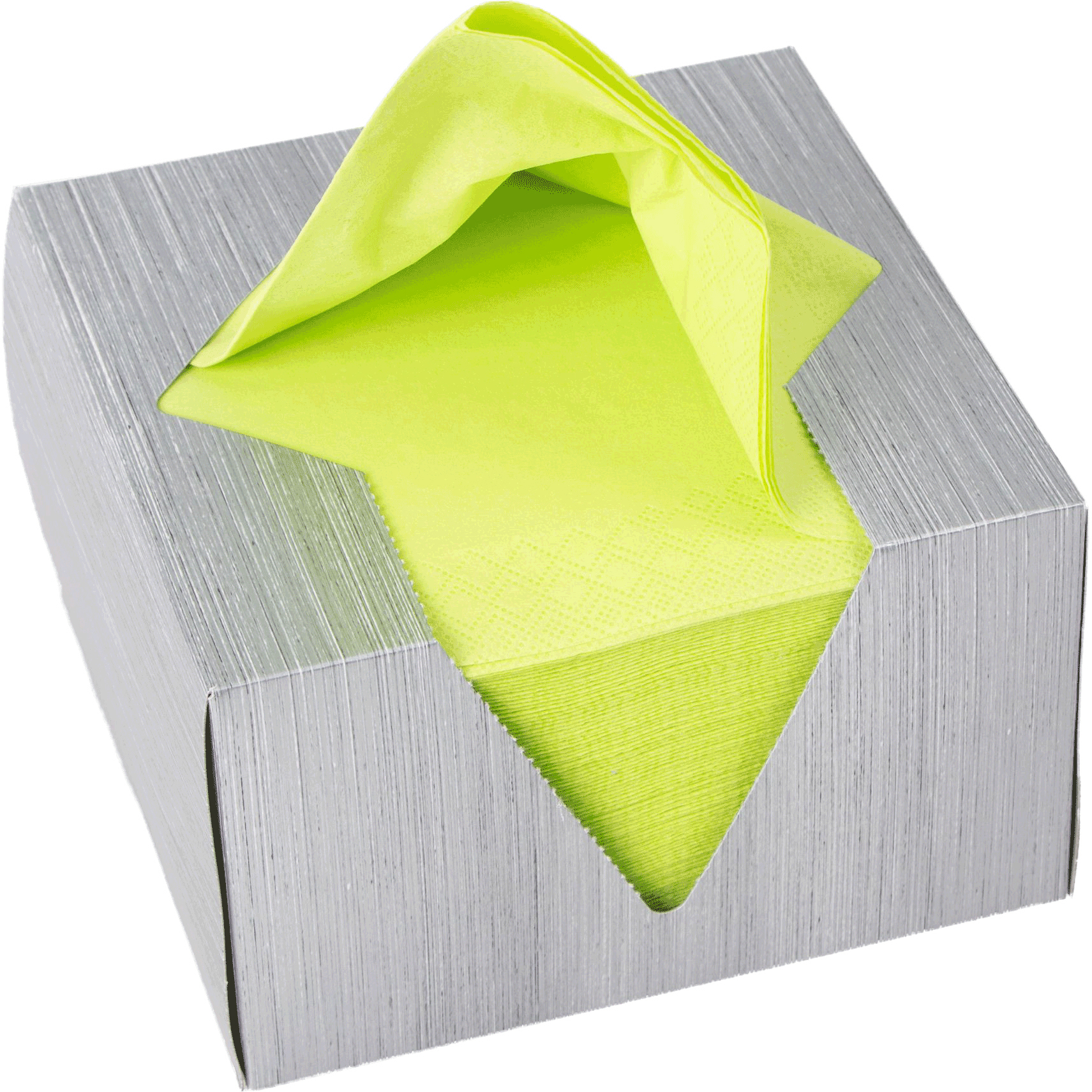 ELCO Boîte à serviettes 33x33cm 04-33401100-201 3 plis, citron vert 100pcs. 3 plis, citron vert 100p