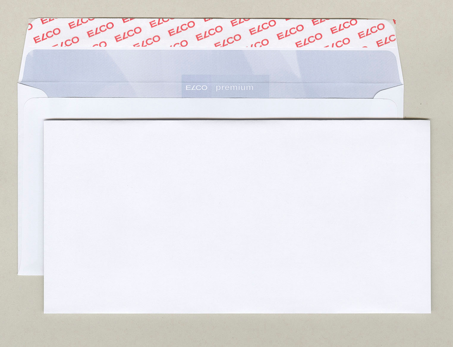 ELCO Enveloppe s/fenêtre 220x110mm 16714.10 100g, blanc 500 pcs.