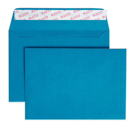 ELCO Enveloppe Color s/fenêtre C6 18832.33 100g, bleu 250 pcs.