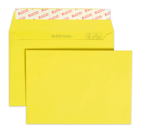 ELCO Enveloppe Color s/fenêtre C6 18832.72 100g, jaune 250 pcs.