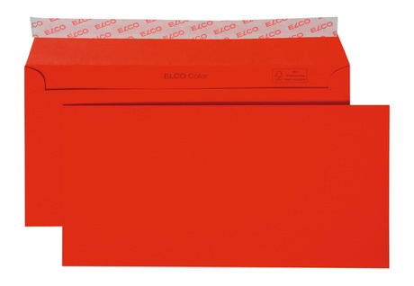 ELCO Enveloppe Color s/fenêtre C5/6 18833.92 100g, rouge 250 pcs.