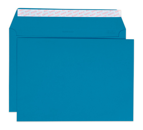 ELCO Enveloppe Color s/fenêtre C4 24095.33 120g, bleu 200 pcs.