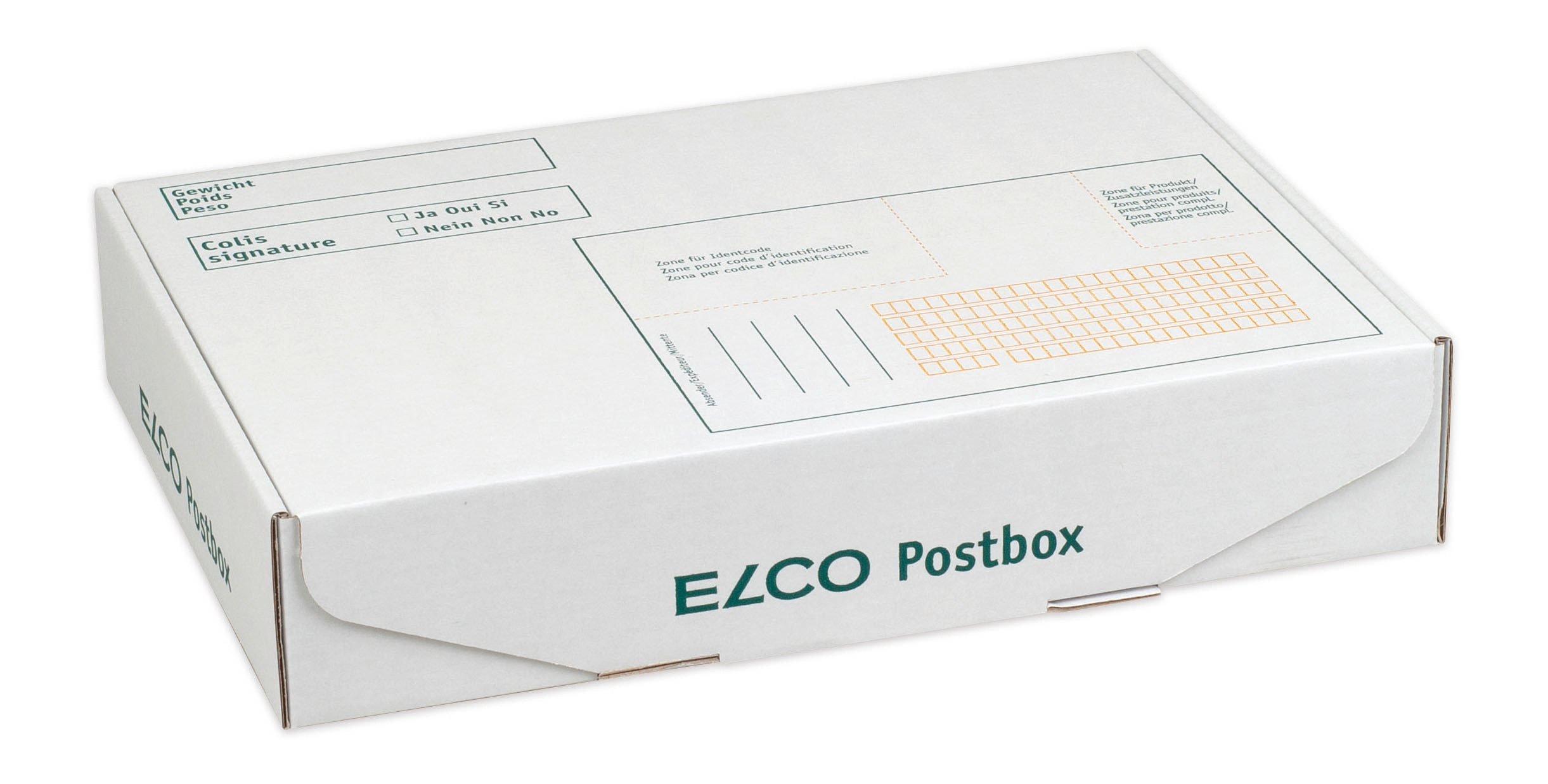 ELCO Postbox 237x170x46 mit sicherem Steckverschluss<br>