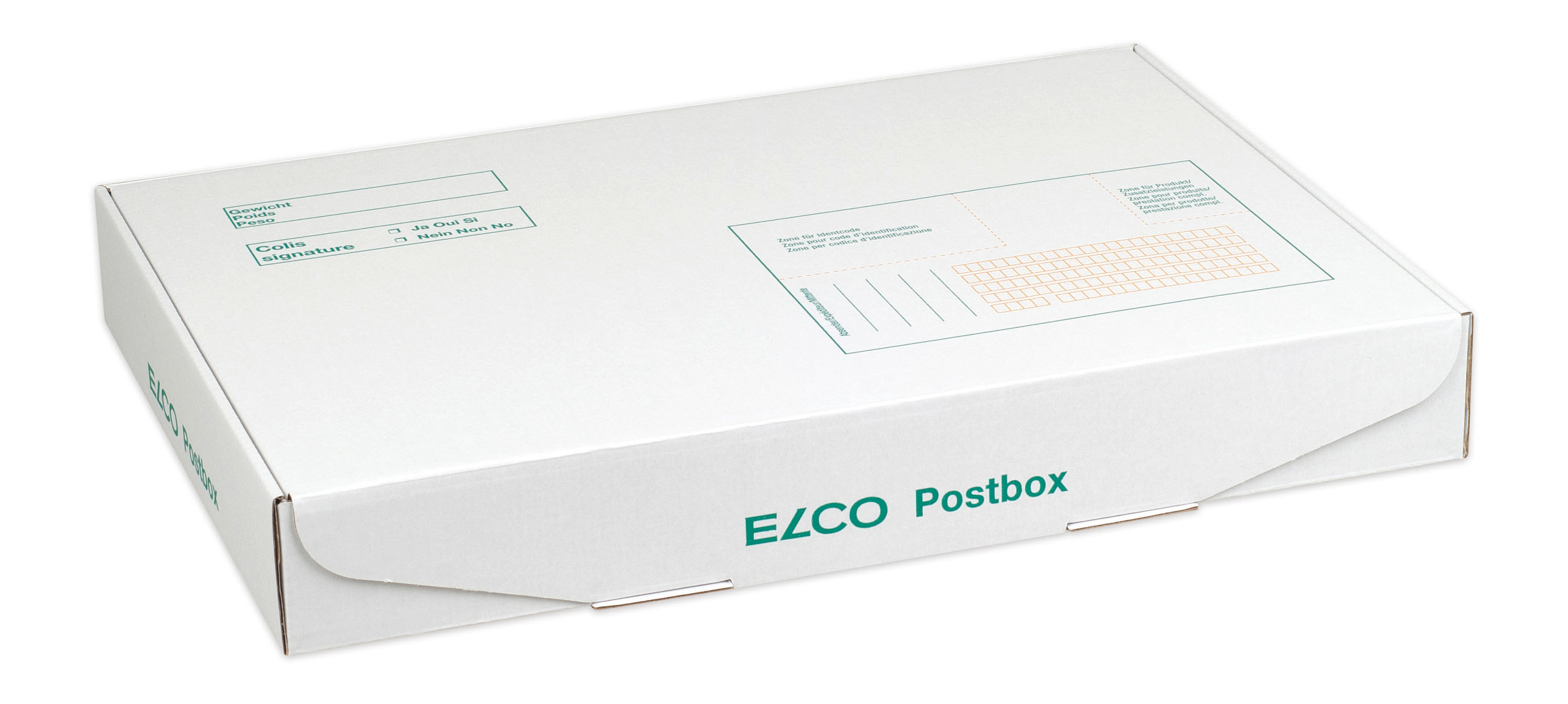 ELCO Postbox 340x244x46 mit sicherem Steckverschluss<br>