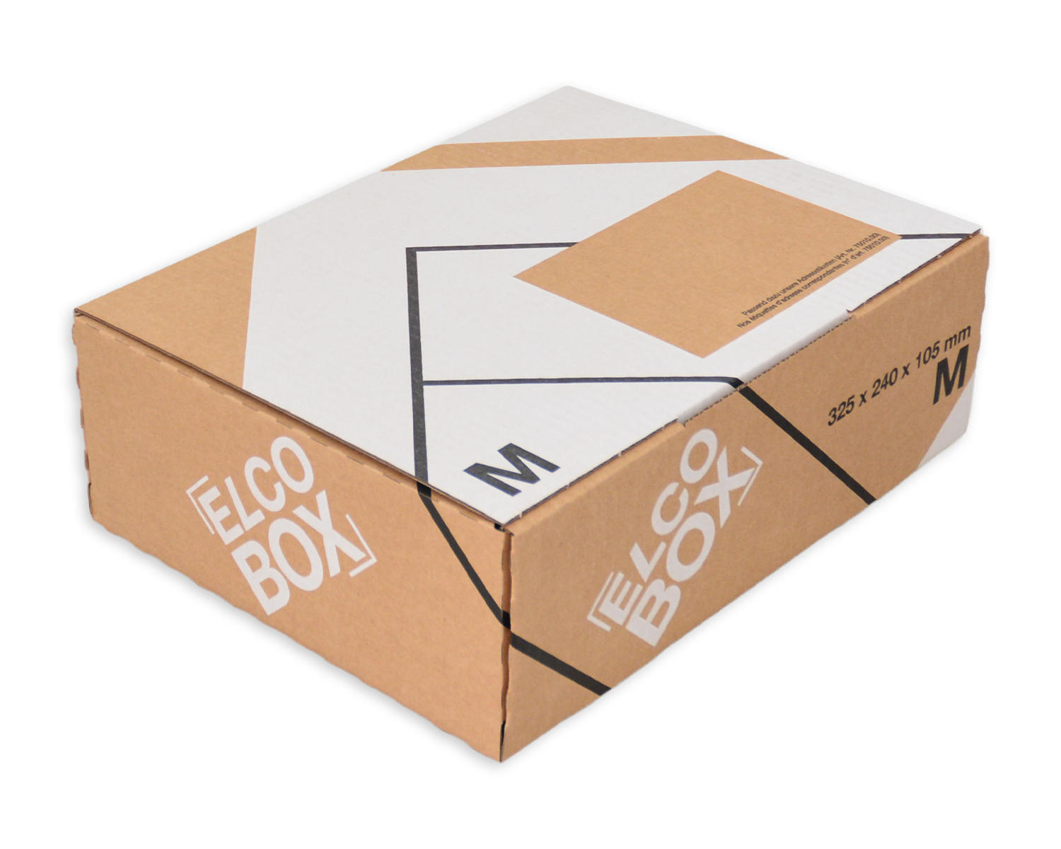 photo ELCO Emballage d'envoi M 28833.25 marron/blanc 325x240x105mm