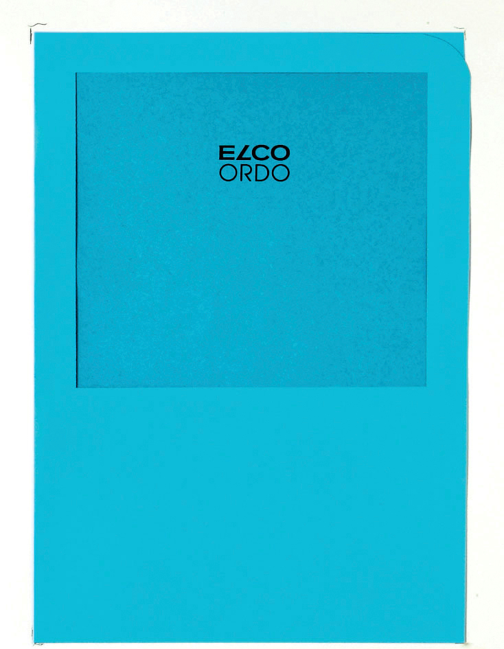 ELCO Dossier d'organ. Ordo A4 29464.32 transport, bleu 100 pièces