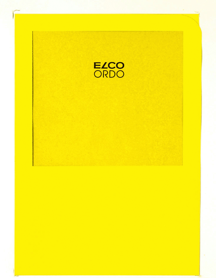 ELCO Dossier d'organ. Ordo A4 29464.72 transport, jaune 100 pièces transport, jaune 100 pièces