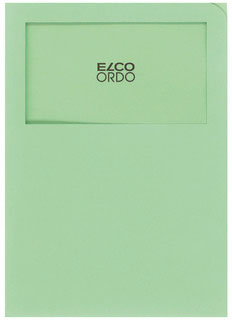 ELCO Dossier d'organ. Ordo A4 29469.61 s. lignes, vert 100 pièces