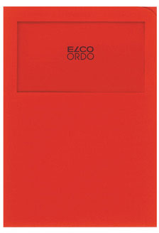 ELCO Dossier d'organ. Ordo A4 29469.92 s. lignes, rouge 100 pièces