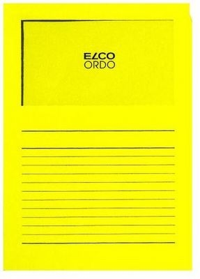 ELCO Dossier d'organ. Ordo A4 29489.72 classico, jaune in. 100 pièces