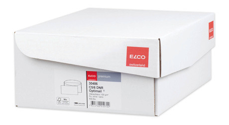 ELCO Enveloppe Premium s/fenê. C5/6 30486 100g, blanc 500 pcs.