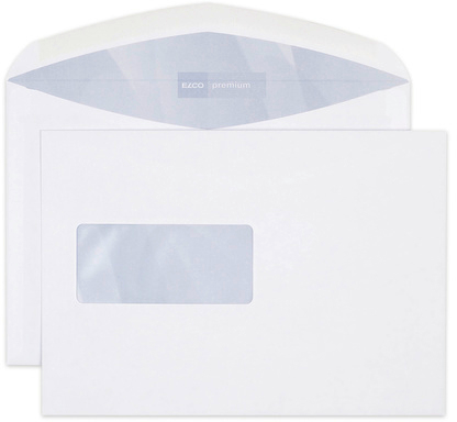 ELCO Enveloppe Premium a/fenêtre C5 32499 100g, blanc 500 pcs.