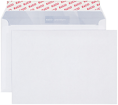 ELCO Enveloppe s/fenê. 214x151/36mm 32800 80g, blanc 500 pcs.