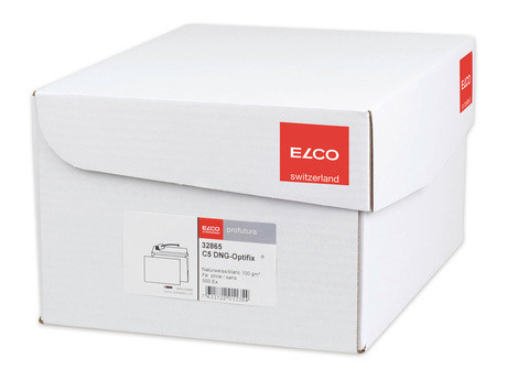 ELCO Enveloppe Profutura s/fen. C5 32865 100g, blanc, colle 500 pcs.