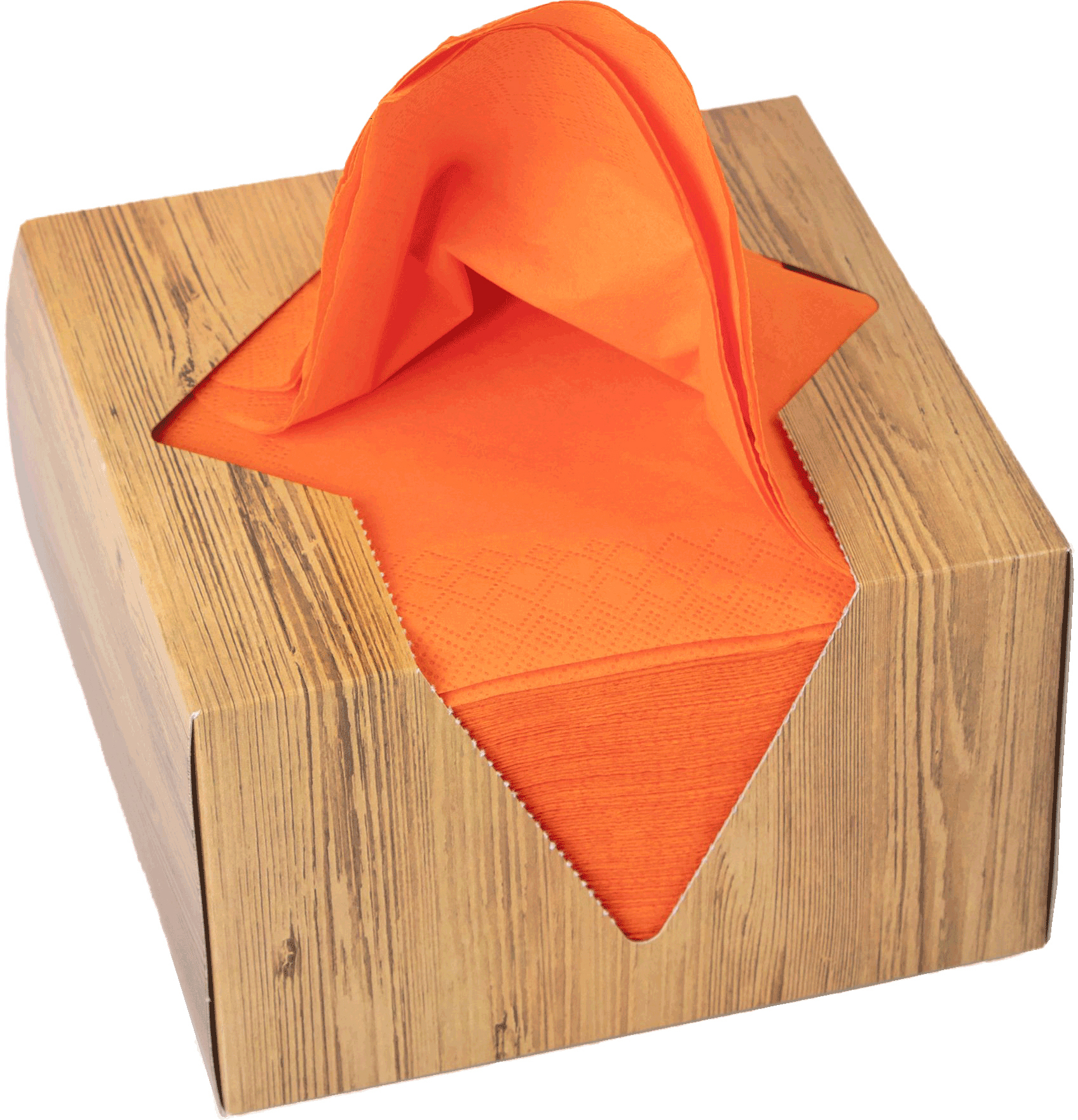 ELCO Boîte à serviettes 33x33cm 33402100-040 3 plis, orange 100pcs.