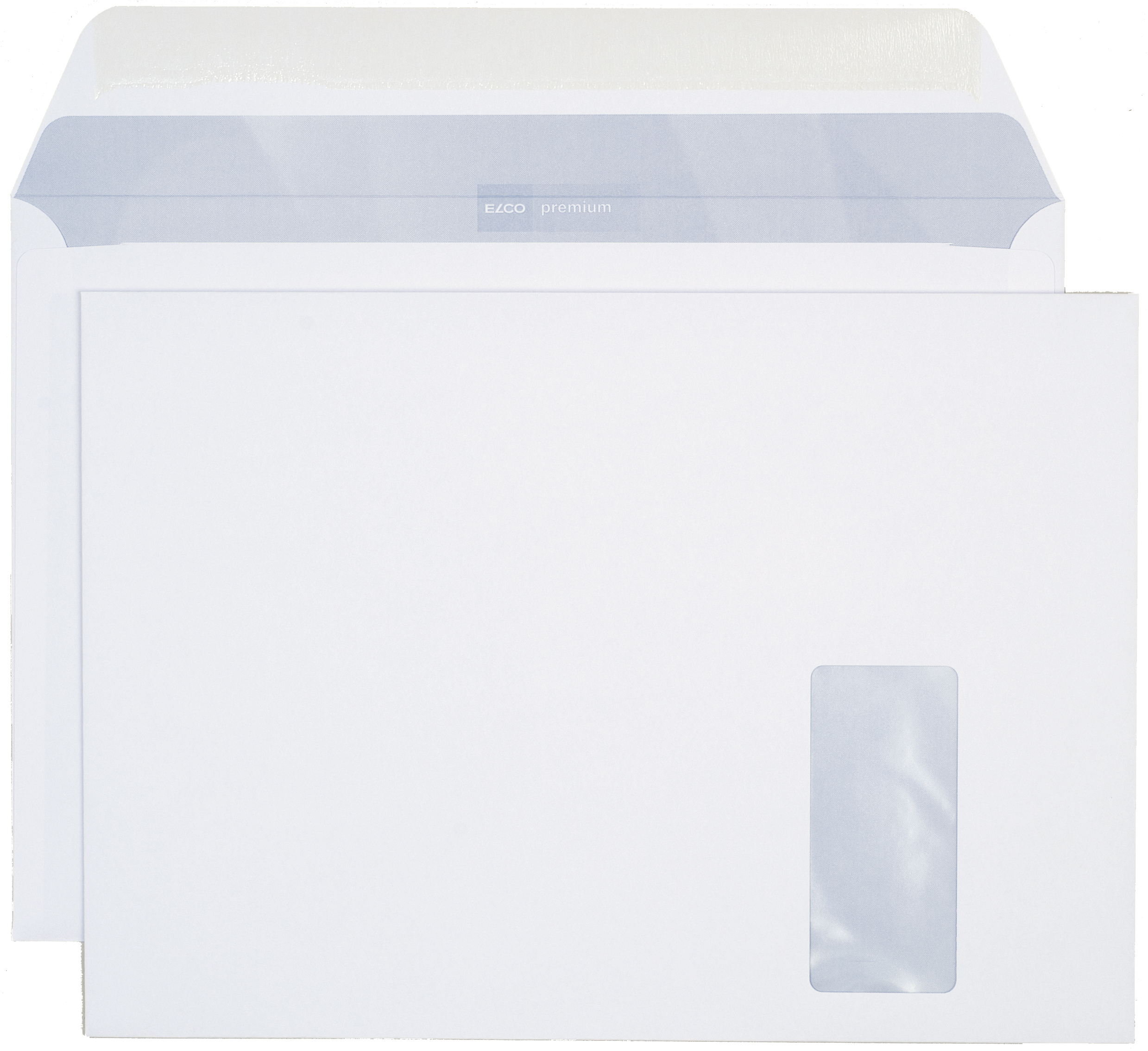 ELCO Enveloppe Premium a/fenêtre C4 34293 120g, blanc 250 pcs. 120g, blanc 250 pcs.