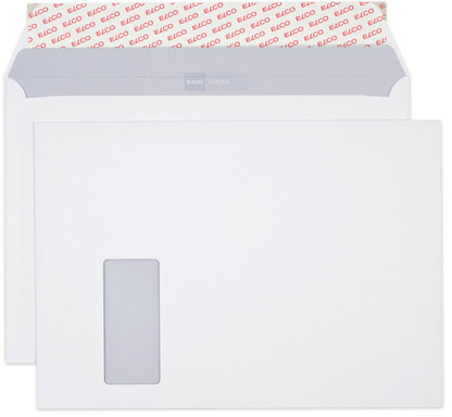 ELCO Enveloppe Classic a/fenêtre C4 37899 120g, blanc 250 pcs.