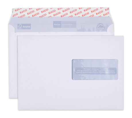 ELCO Enveloppe Proclima fen. dr C5 38896 100g, blanc, colle 500 pcs. 100g, blanc, colle 500 pcs.