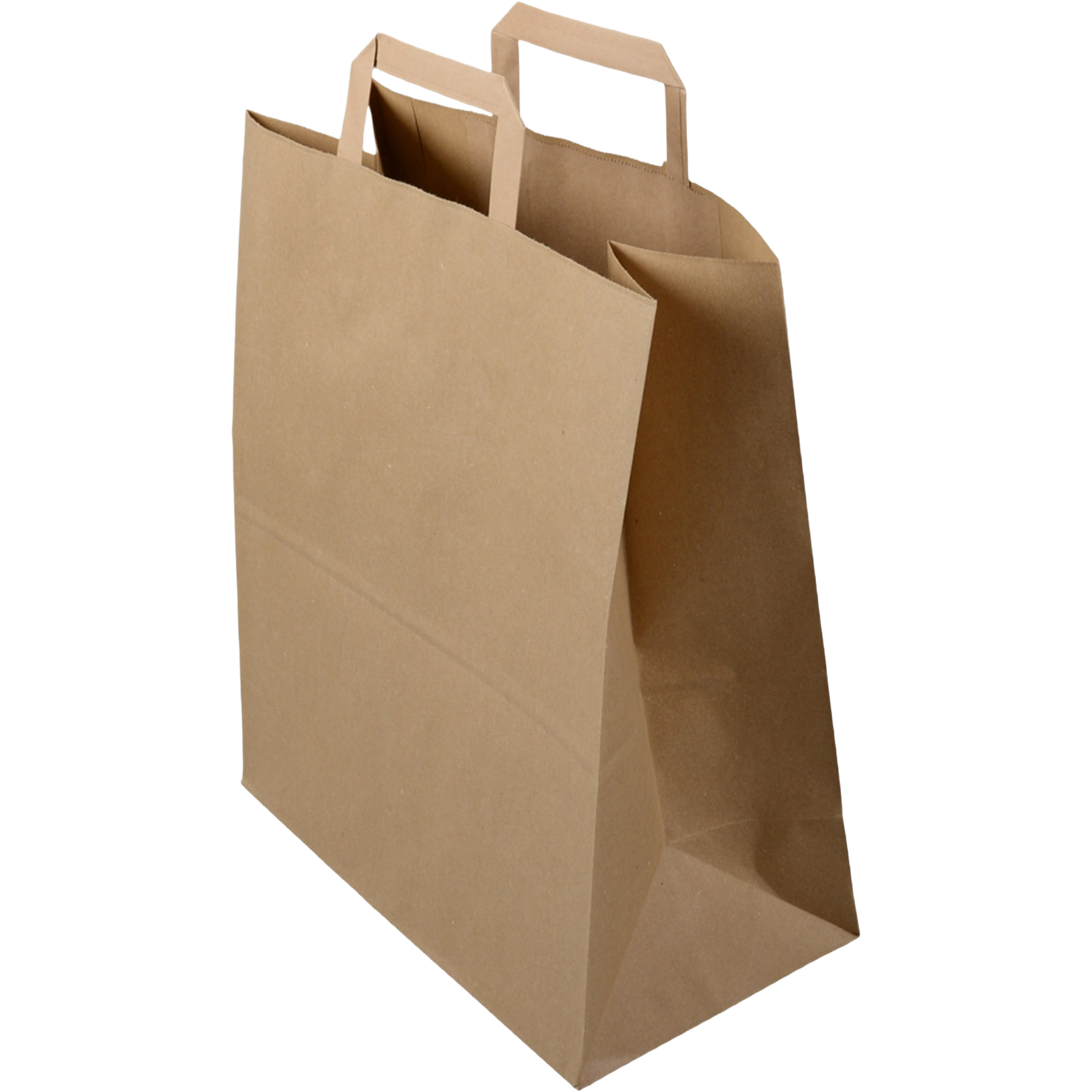 photo ELCO Sac de transport 32x17x38cm 7010104.25 avec anse, brun 50 pièces